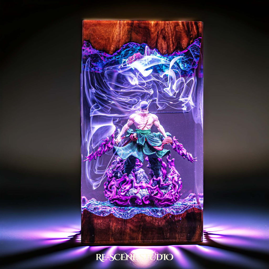 Roronoa Zoro Resin Lamp V5