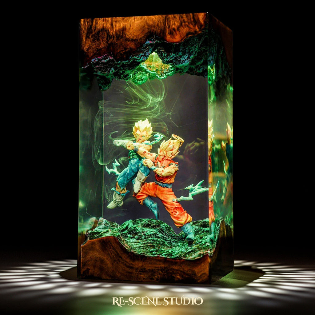 Goku vs Vegeta Resin Lamp V2 — view 5