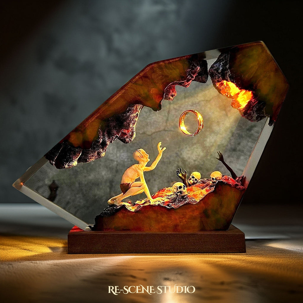 Gollum Resin Lamp, The Lord of the Rings