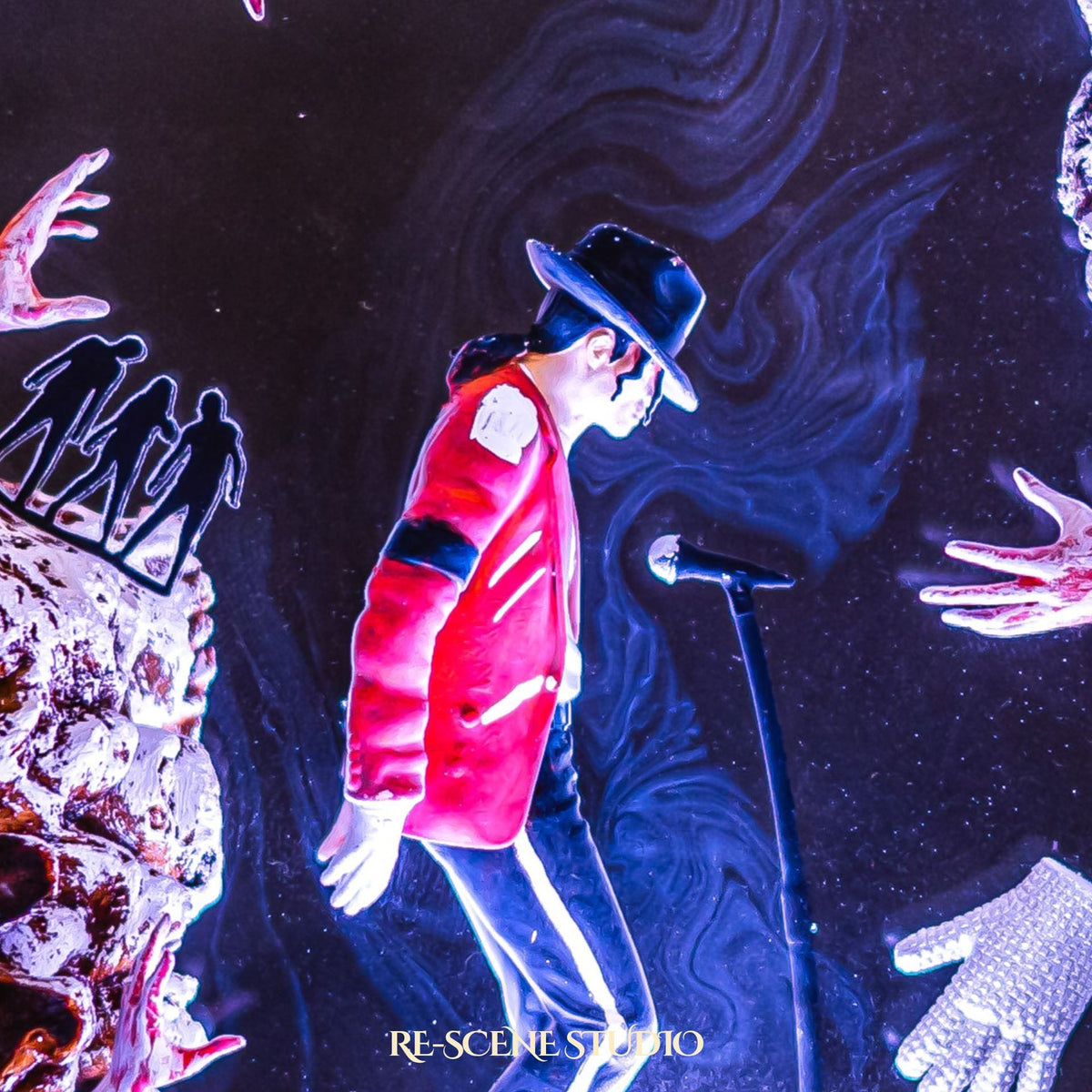 Michael Jackson Resin Lamp V2 — view 2