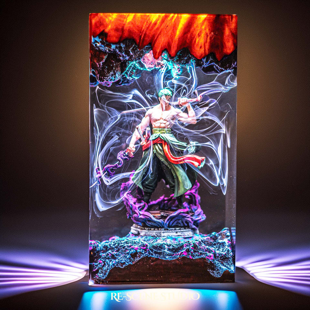 Roronoa Zoro Resin Lamp V3 — view 3