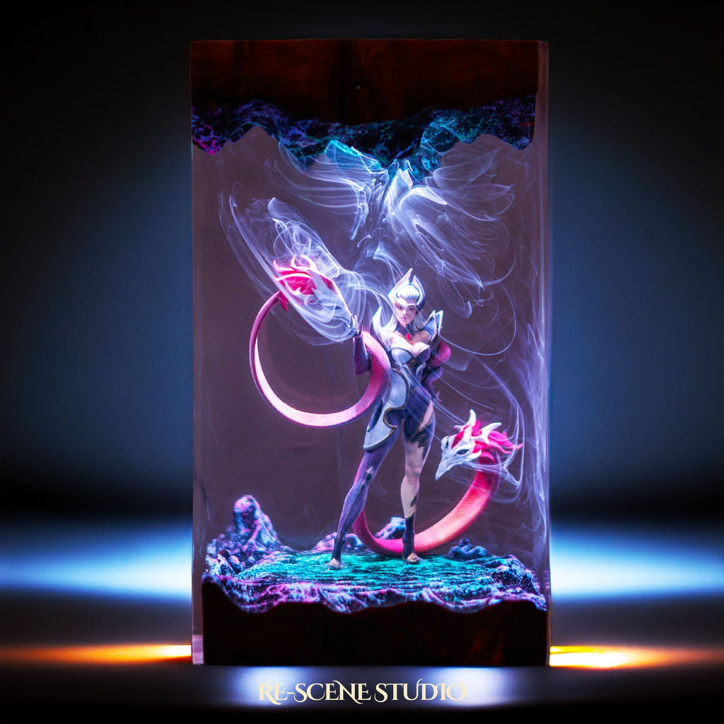 Evelynn Resin Lamp — view 2