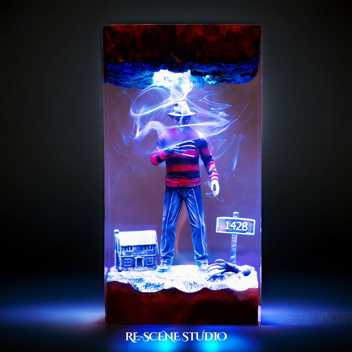 Freddy Krueger Resin Lamp