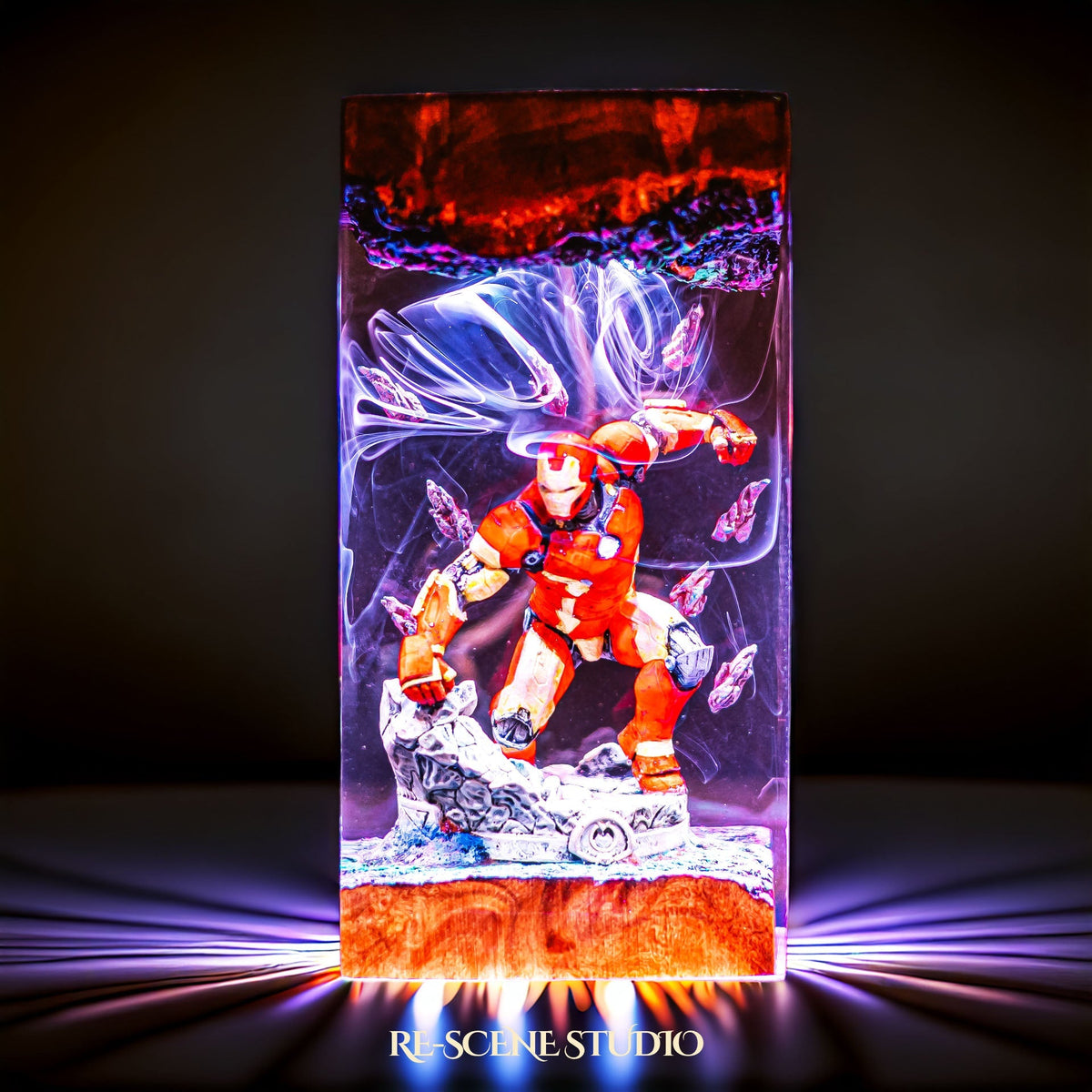 Iron Man Resin Lamp V3