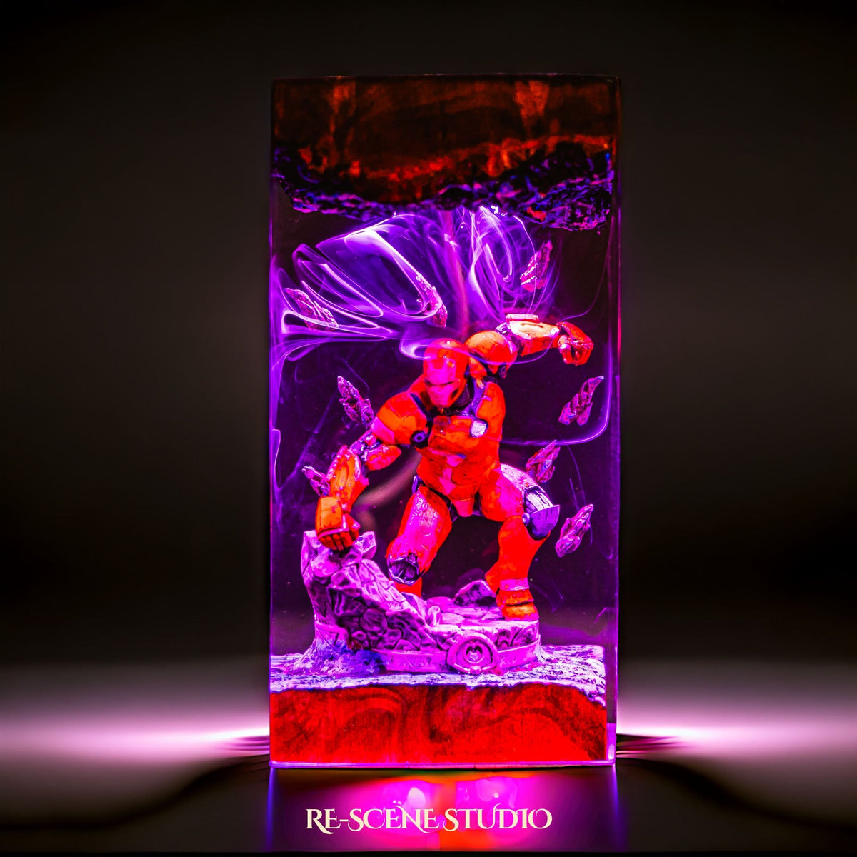 Iron Man Resin Lamp V3 — view 2