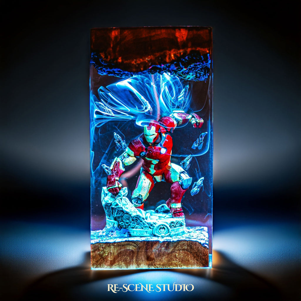 Iron Man Resin Lamp V3 — view 3