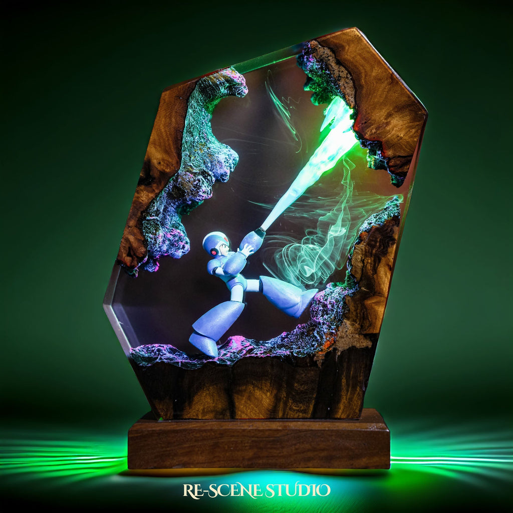 Mega Man X Resin Lamp — view 2