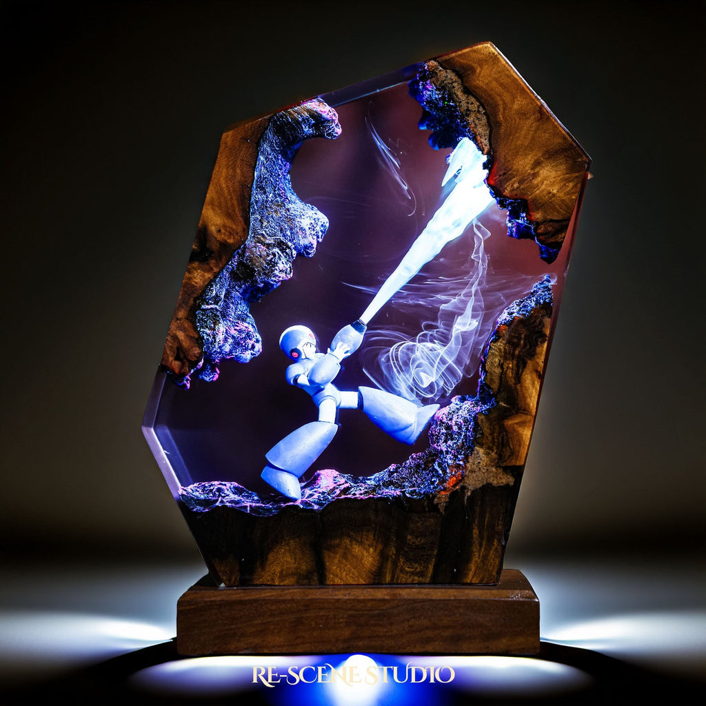 Mega Man X Resin Lamp — view 4