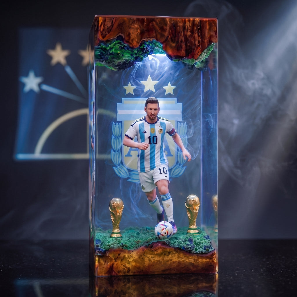 Messi Resin Lamp, World Cup 2026 — view 2