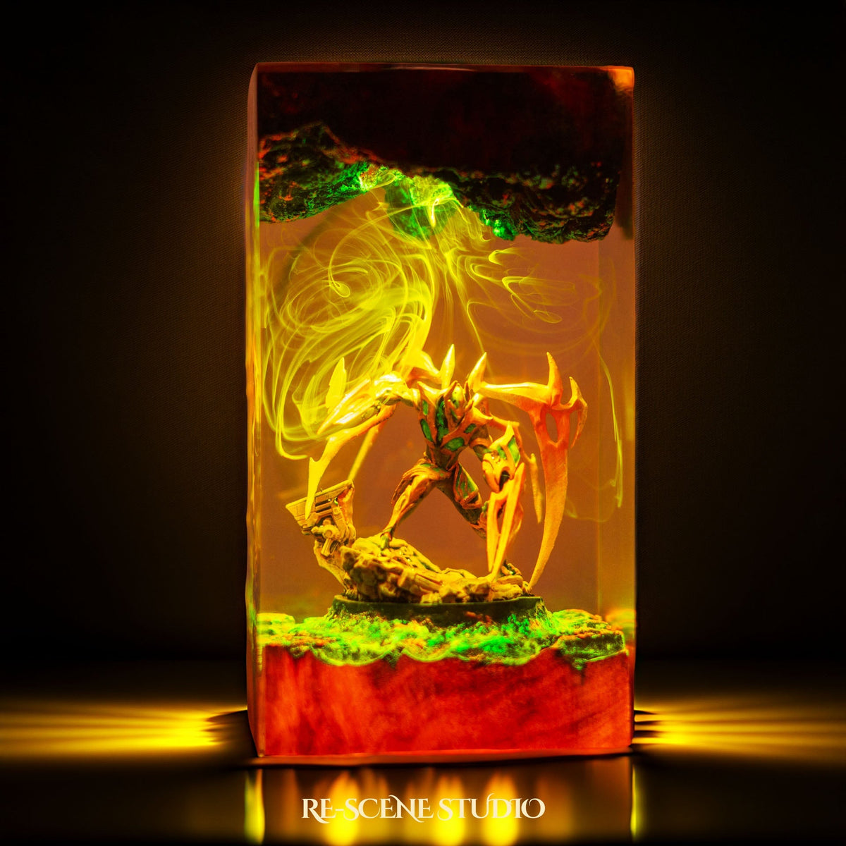 Zed Death Sworn Resin Lamp — view 2