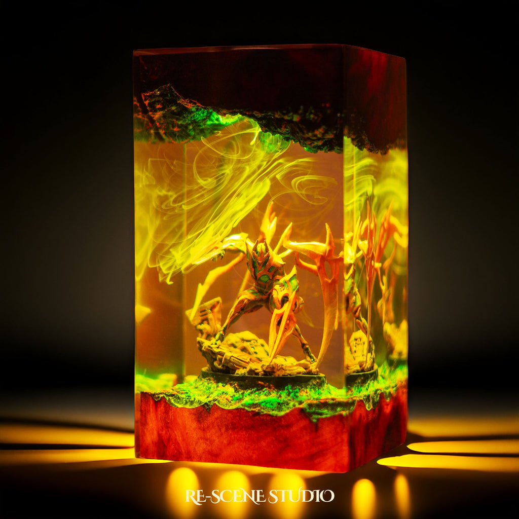 Zed Death Sworn Resin Lamp — view 3
