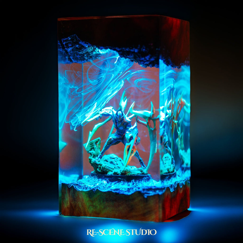 Zed Death Sworn Resin Lamp — view 4